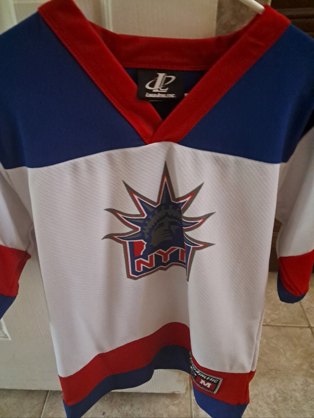 Vintage NYR Youth Mike Richter Jersey M 10/12 Mint!!
